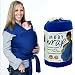 Baby Sling Carrier Natural Cotton Nursing Baby Wrap Suitable for Newborns to 44 lbs Baby Holder Soft Safe , color blue
