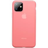 Baseus Liquid Silica Gel, iPhone 11 Pro Max Cep Telefonu Kılıfı, Pembe