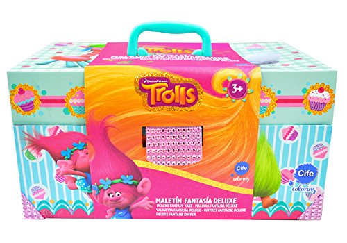 Trolls - Maletín Fantasía artístico deluxe (CIFE 40531)