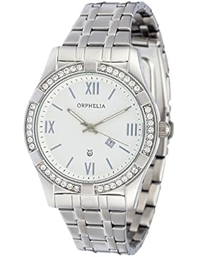 Orphelia Damen-Armbanduhr Fancy Deco Analog Quarz Edelstahl