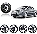 Auto Pearl - Premium Quality Car Black Wheel Cover Caps 14 Inches Press Type Fitting For - Toyota Etios Liva RS.1349.00