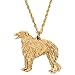Produktbild Barsoi Hergestellt in U.K. Kunstvolle Hunde- Anhänger Sammlung (22 Karat Vergoldung / gold plattiert)
