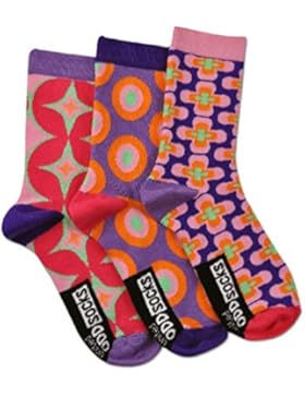 United Oddsocks - oddsocks 3 colorati per le ragazze - Sixty