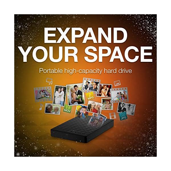 Seagate Expansion Portable, 1 TB, Disco duro externo, HDD, USB 3.0 para PC, ordenador portátil y Mac (STEA1000400) - Image 3