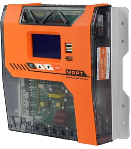 Contrôleur De Charge Solaire MPPT 150 A HASALLER - Écran LCD, Reconnaissance Auto 12-48V, 2 Ports USB, Pour Installations Solaires