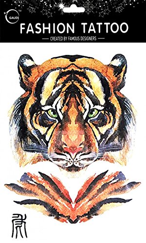 grashine 12 signos chino tigre falso Tatuajes de la moda y la venta caliente