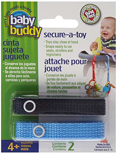 Marque Baby Buddy - Secure-A-Toy, bleu marine