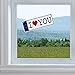 Produktbild Matrícula I Love You con Ventosa