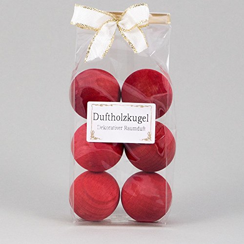 Duftkugeln Blumenwiese, 6er Pack mit weiß-goldener Schleife - 3