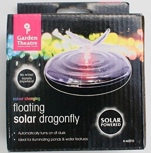 Floating Vibrant Solar Dragonfly Lights (colour-changing solar lights for swimming pool / garden / pond / water feature)
