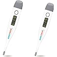 AmbiTech PHX-01 Digital Thermometer with One Touch Operation For Child and Adult Oral or Underarm Use|Pack Of 2 |Made in India| 1 Year Warranty