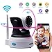 Produktbild WiFi IP Kamera, Juning HD 1280*720 Family Safety Wireless Überwachungskamera , 355°/120° schwenkbar Bewegungserkennung, Baby Monitor mit IR-Nachtsicht, Gegensprechanlage MicroSD-Slot Mikrofon, Lautsprecher fernsteuerbar Sicherheitskamera