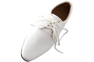 DAY8 Chaussures de Cérémonie en Cuir PU pour Garçon - Automne Hiver Mariage Soirée Bal - Derby à Lacets Pas Cher - Semelle en Caoutchouc