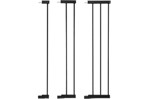 COMOMY 91cm Tall Extentions for Pressure Mounted Pet Gate, 2.75", 5.5" and 8.25" Width Extensions