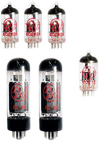 Voc Rock (JJ RE VALVE KIT) For BLACKSTAR SERIES ONE 45 amplifier that use TWO EL34 AND THREE ECC83 (12AX7) TUBES AND ONE ECC82 (12AU7) TUBE