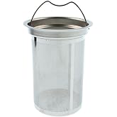 Paslanmaz &Ccedil;elik Demlik S&uuml;zgeci &ndash; 6.5 x 11.5 cm | &Ccedil;ay Makinesi Uyumlu, İnce G&ouml;zenekli, Dayanıklı Metal Demlik S&uuml;zgeci &Ccedil;ay Maki