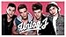 Produktbild 1art1 71080 Union J - Pink Poster-Sticker Tattoo Aufkleber 9 x 9 cm