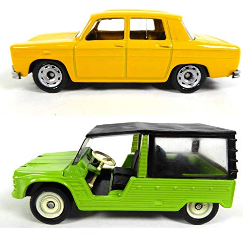 Preisvergleich Produktbild OPO 10 - Satz von 2 1 / 43 Autos: Renault 8 Gordini + Citroen Mehari