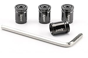Pilikoll 4 Piezas Tapa de Válvula Antirrobo Tapas Universales para Automóvil Tapas de Las Válvulas de Aire de Los Neumáticos del Coche para Automóviles, SUV, Camiones, Motocicletas