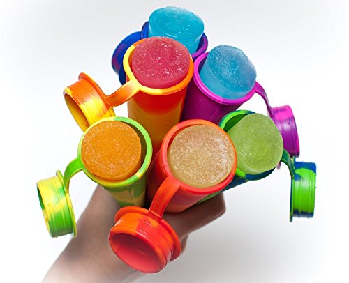 Joyoldelf 6 Stück Kitchen Silikon Eis am Stiel Eislutscher Formen,Ice Pop Maker Formen Set – 100% Lebensmittel Silikon- BPA frei - 4