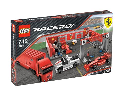 Preisvergleich Produktbild LEGO Racers 8155 - Tiny Turbo Ferrari F1 Tankstopp