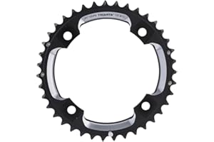 SRAM Truvativ Chainring MTB 39T 4 Bolt 120 mm BCD Aluminium L-Pin (GXP) Blast Black 2 x 10, 11.6215.188.260