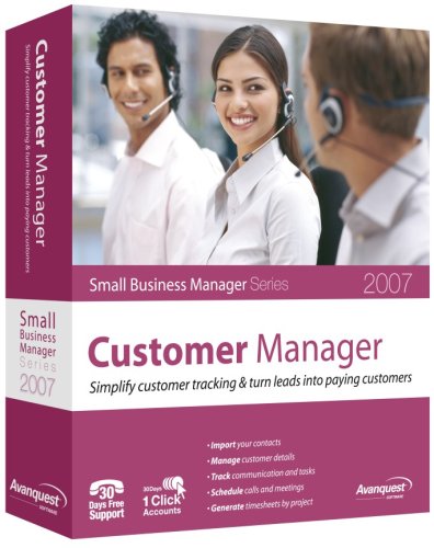 Preisvergleich Produktbild Avanquest Small Business Manager: Customer Management 2007 (PC)