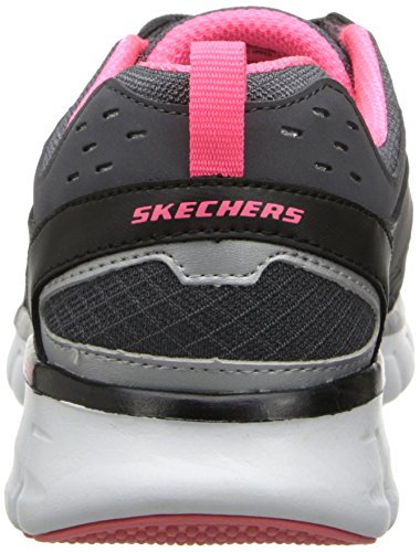 Skechers Damen Synergy-Front Row Sneaker, Grau (Ccbk), 40 - 2