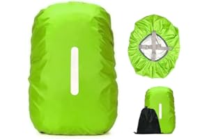 LICQIC Waterproof Rain Cover for Backpack, Reflective Rucksack Rain Cover for Outdoor, Hiking, Camping, Traveling, Cycling