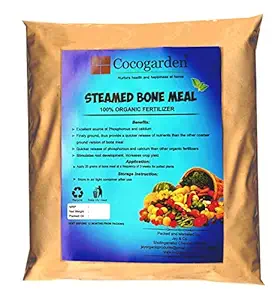 Cocogarden Steamed Bone Meal- Organic Npk(3-15-0) Fertilizer - 900 Gms