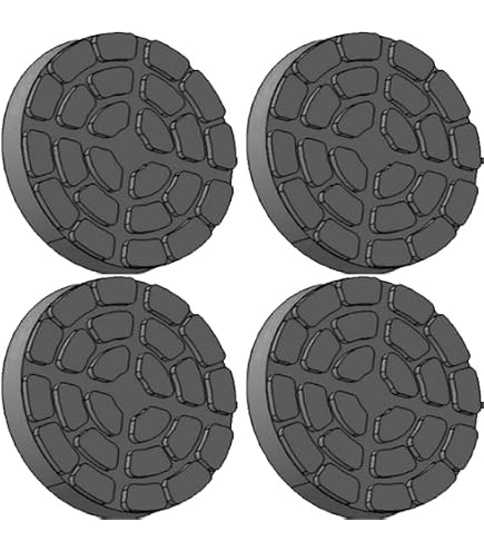 FSR Kit 4 Tampons Caoutchouc 145 Mm Pour Pont Élévateur Auto - OMCN RAVAGLIOLI Sirio Space Roger