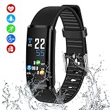 ❤ 【Compatible】 Compatible con iPhone IOS 8.0, Android 5.1 o superior y Bluetooth 4.0. Descargue e instale la aplicación gratuita "J You", escaneando el código QR impreso en el manual o buscando en Google Play o Apple App Store. (No apto para PC, Tablet o iPad)