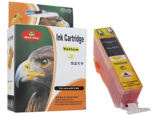 10 Druckerpatronen komp. für CANON PGI-520BK CLI-521BK CLI-521C CLI-521M CLI-521Y 2 x schwarz 2 x photoschwarz 2 x blau 2 x rot 2 x gelb - 6