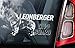 Price comparison product image Leonberger on Board - Car Window Sticker - Dog Sign Decal - External Printed -V03