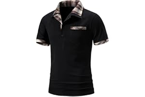 LAOSU Homme Polo Manches Courtes Col Boutonné Printemps Été Casual Simple Hauts Tee Shirt Tendance Décontractés Pas Cher Beau Streetwear Mode Chic Golf Vintage Confort T-Shirt Grande Taille Tops