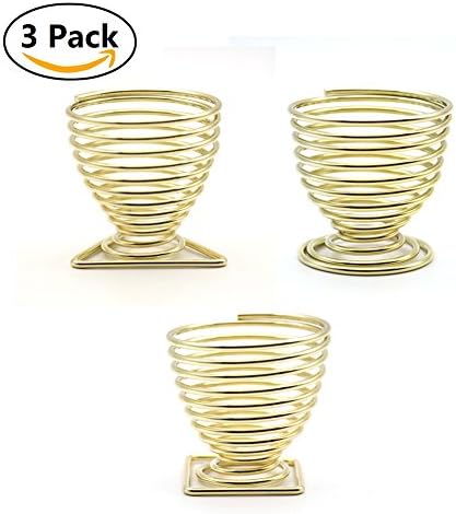 OWIKAR 3 Pack Makeup Blender Sponge Holder Powder Puff Sponge Support Display Stand Beauty Sponge Drying Rack Cosmetic Tool Makeup Organizer - Round, Triangle, Square (Gold)