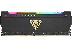 Patriot Memory Viper Elite DDR4 3600 MHz 32GB (2x16Go) C18 Kit de Mémoire Haute Performance Eclairage LED RGB - Noir