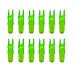 Produktbild Toparchery 12er Grün Push in Kunstoffnocken für Carbon-Fiberglasschäfte mit Innen-durchmesser 6-6,2 mm