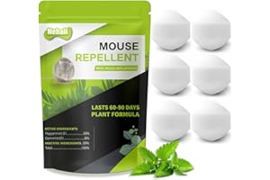 Nehaii Mouse Repellent, Rodent Repellent, Mice Repellent, Rat Repellent Outdoor, Rodent Control, Rat Deterrent, Mouse Deterrent, Repel Mouse 6P