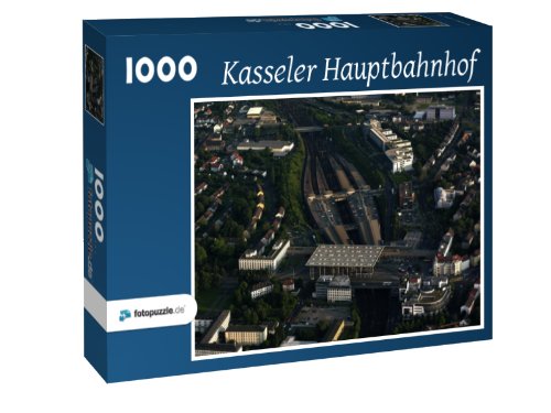 Preisvergleich Produktbild Kasseler Hauptbahnhof - Puzzle 1000 Teile mit Bild von oben