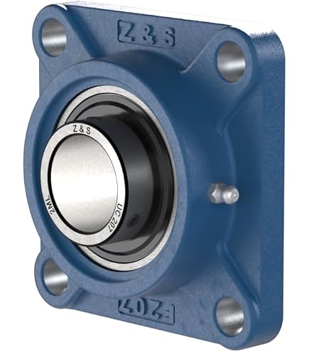TRITAN UCF207-35MM 4-Bolt Flange Bearing Unit, 35mm Bore, Set Screw Locking, Factory New