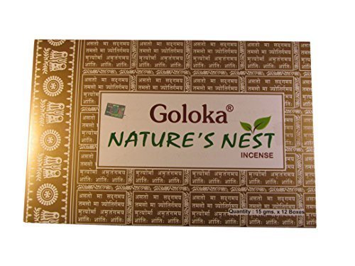Goloka Nature's Nest Masala Incense Sticks 15gms x 12 Packs