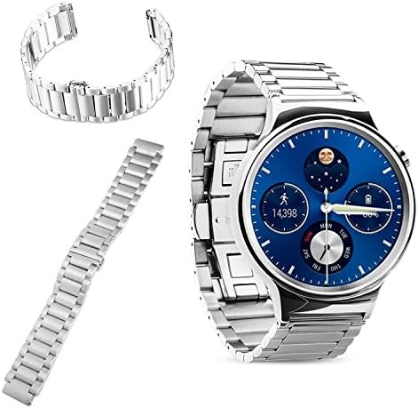 DREAMW Orldeu 18 mm Watch Bracelet Sport Fitness Silicone Watch Strap for Huawei Smart, silver