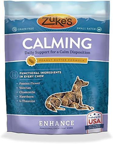 Enhance Calming Peanut Butter Formula Dog Treats Herbal Calming Healthy Chew