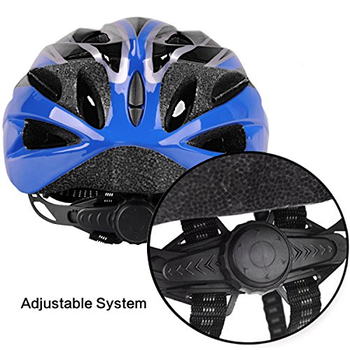 Six Foxes Fahrradhelm, Unisex Erwachsenen Fahrradhelm Rennradhelm mit abnehmbarem Visier und Futter, verstellbarem Thrasher - 4