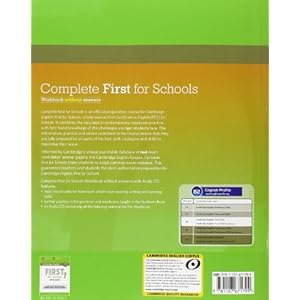 Complete first certificate for schools. Workbook w