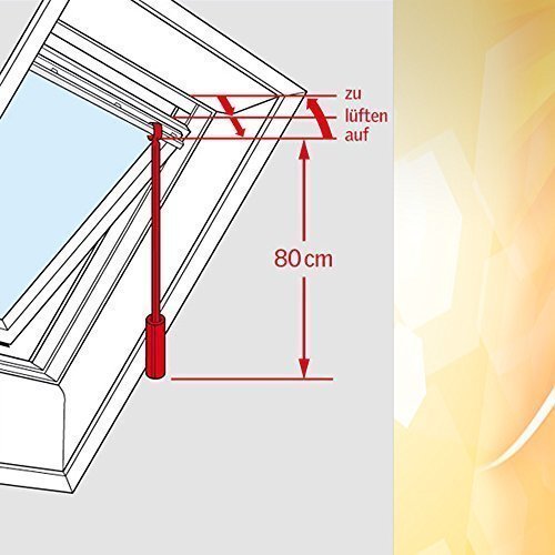 Original Velux Bedienungsstange 80 cm für VELUX Schwingfenster ZCZ 080