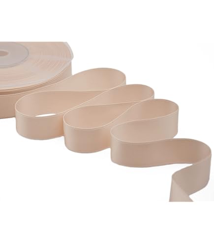 Furlanis - Nastro Doppio Raso, Tessuto Italiano - Rosa Baby, 25 mm x 25 m