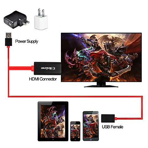 XCSOURCE® Mirascreen MHL Mikro USB zum HDMI 1080P HDTV Kabel Adapter für iPhone 6 / 6s / 7 / 7 Plus AH283 - 3