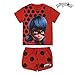 Produktbild Miraculous, die Geschichten von Ladybug und Chat Noir 2200002661 Pyjama für Kinder, Baumwolle, Baumwollset 2 Stück,Rot (6 Jahre)
